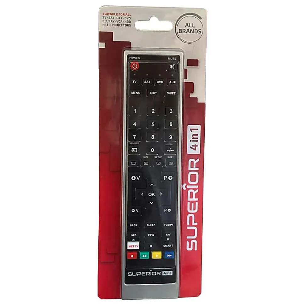 Télécommande TV universelle SUPERIOR 4-1 SUPTPB003