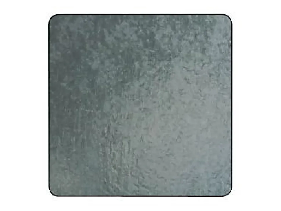 Tôle acier galvanisé lisse Ep. 0,5 mm, 100 x 50 cm