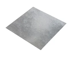 Tôle acier galvanisé lisse Ep. 1 mm, 50 x 25 cm