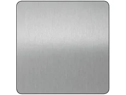 Tôle aluminium anodisé lisse argent brossé 50 x 25 cm