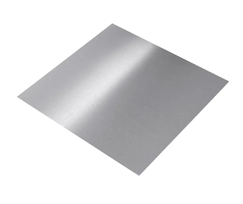 Tôle aluminium brillant lisse Ep. 0,5 mm, 100 x 50 cm
