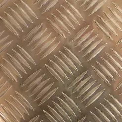 Tôle aluminium brut damier 100 x 50 cm