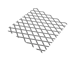 Tôle métal déployé acier brut Mailles 6 x 3,3 mm, 100 x 50 cm