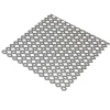 Tôle perforée trèfle acier brut Perforation 8 mm Ep. 1 mm, 50 x 25 cm
