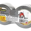 Toile de réparation Scotch grise, 48mm x 25 m - lot de 2
