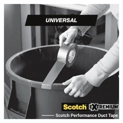 Toile de réparation universel Scotch noir, 48mm x 10 m