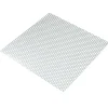 Tole perforée aluminium brut 50 x 25 cm