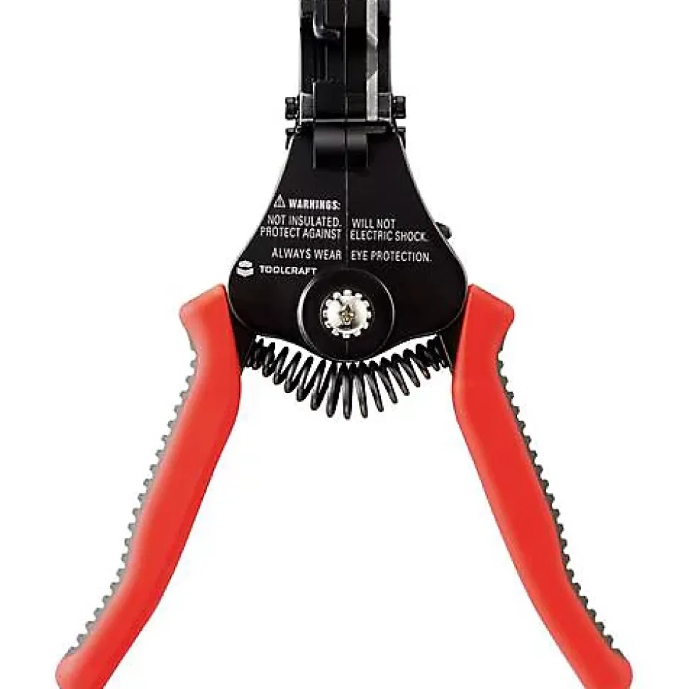 TOOLCRAFT TO-5017527 Pince à dénuder automatique 0,5 à 6 mm², lame SK5, poignée TPR 133 mm