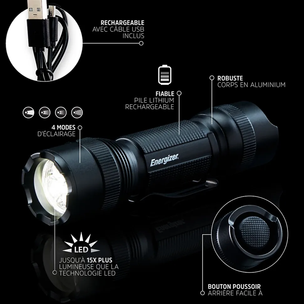 Torche tactical 700 rechargeable Energizer