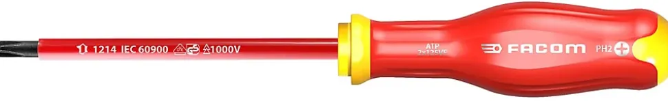 Tournevis Facom Protwist isolé 1000V Phillips 2x125 mm