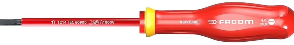 Tournevis Facom Protwist isolé 1000V Plat 4x150 mm