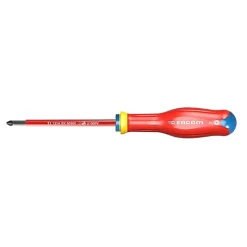 Tournevis électricien Protwist cruciforme Pozidriv isolé 1000V PZ1 4,5x100mm 210mm - FACOM - ATD1X100VE