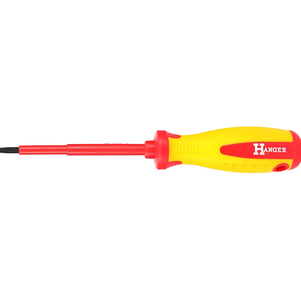 Tournevis plat isolé 1000 V 4 x 100mm 200mm - HANGER - 132011