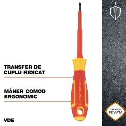 Tournevis plat VDE Magnusson 100 x 4 mm