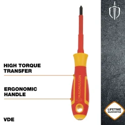 Tournevis Pozidriv VDE Magnusson PZ1 75 x 1 mm