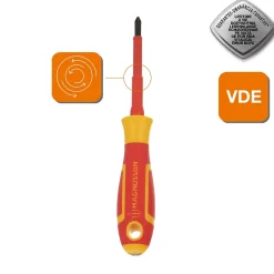 Tournevis Pozidriv VDE Magnusson PZ1 75 x 1 mm
