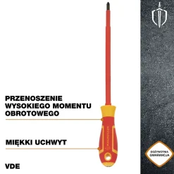 Tournevis Pozidriv VDE Magnusson PZ2 200 x 2 mm