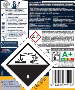Traitement murs humides et salpêtre intérieur extérieur incolore Ripolin 2,5L