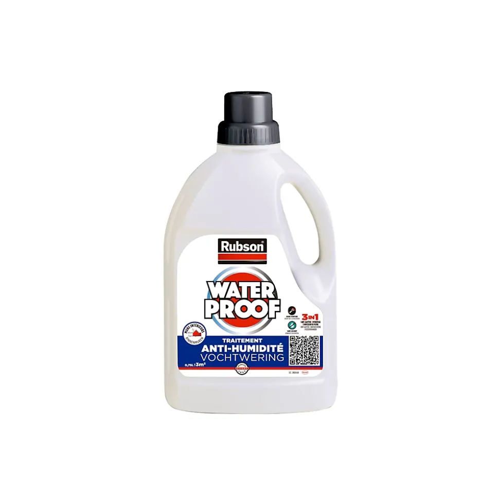 Traitement Murs Humides Rubson incolore bidon 0,75L
