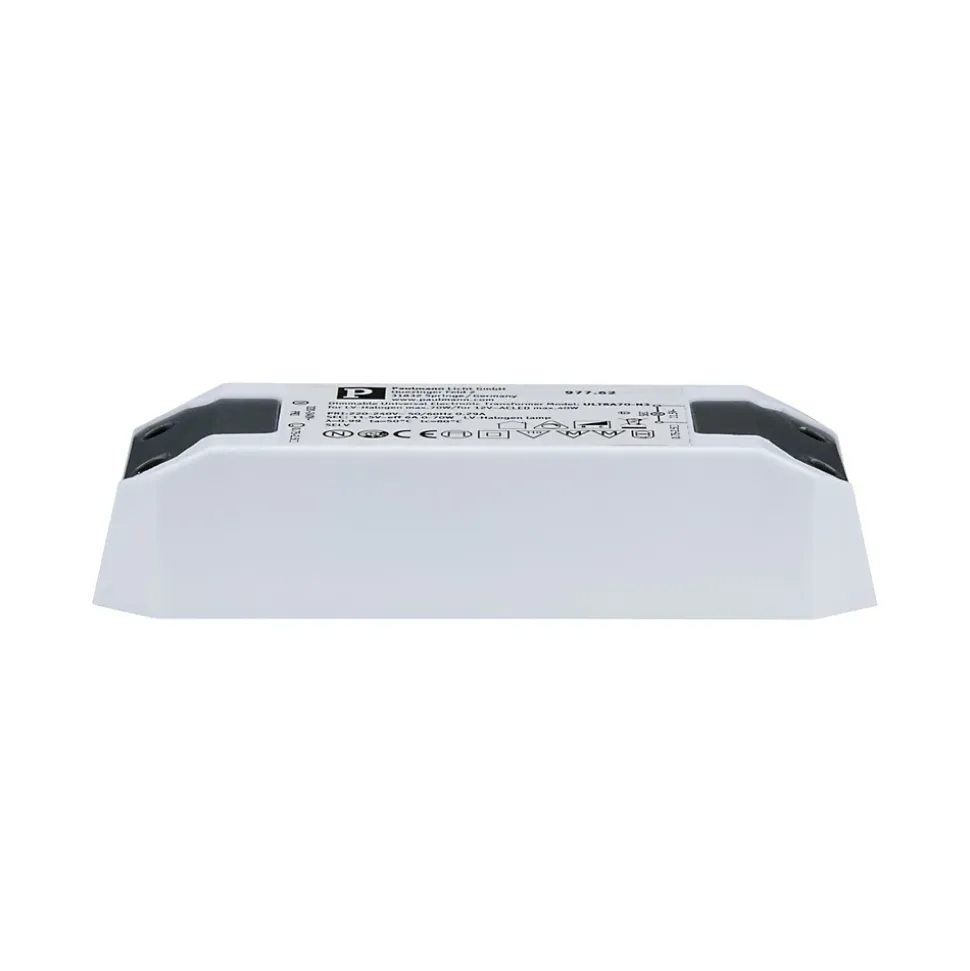 Transfo électronique Halogen+LED max. 0-50W 220-240/12V 50VA Blanc