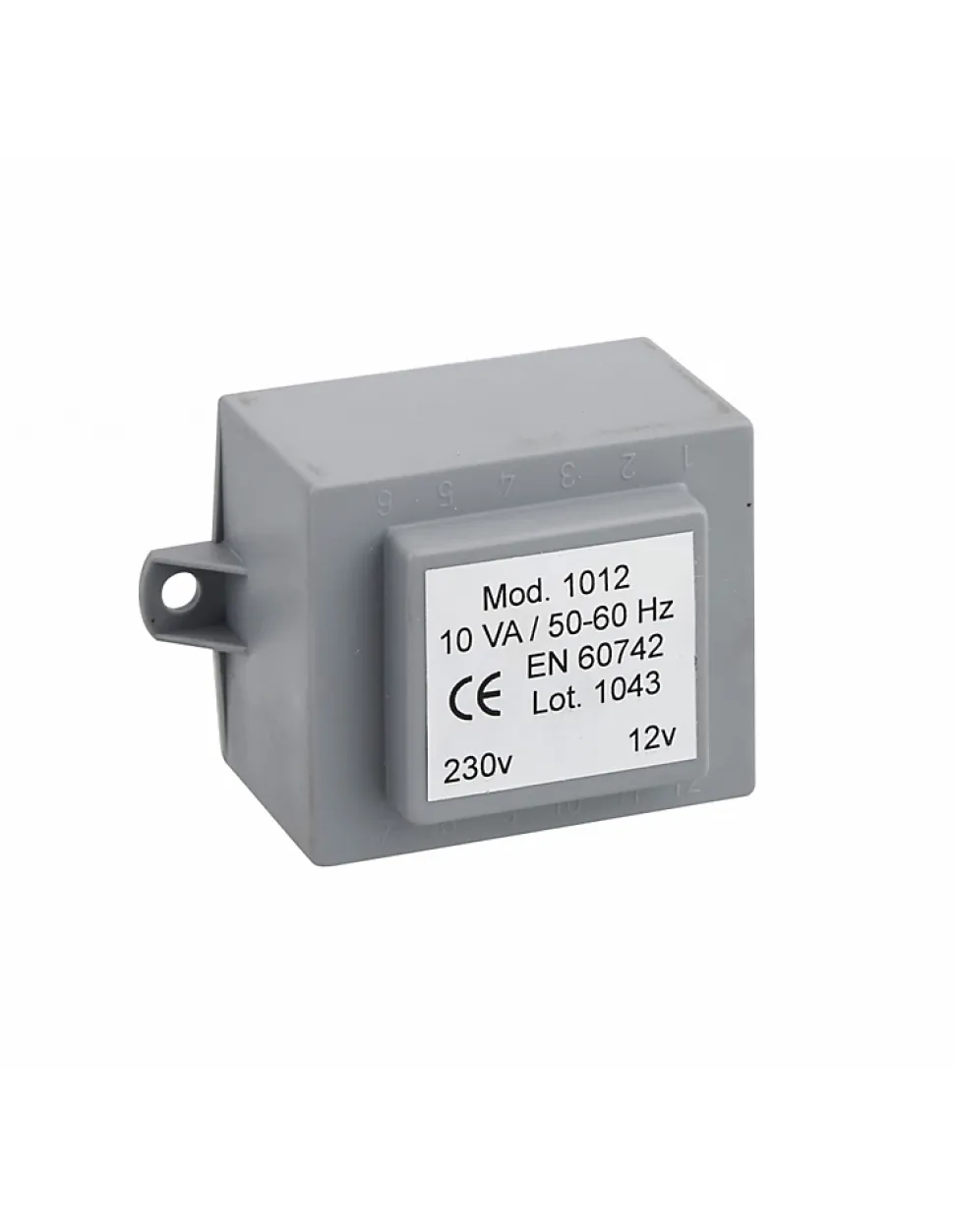 Transformateur 220 - 12V pour gâche électrique, gris - THIRARD