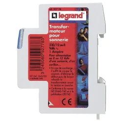 Transformateur modulaire Legrand pour sonnerie