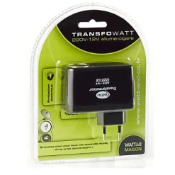 Transformateur 230V Allume-cigare Watt&Co