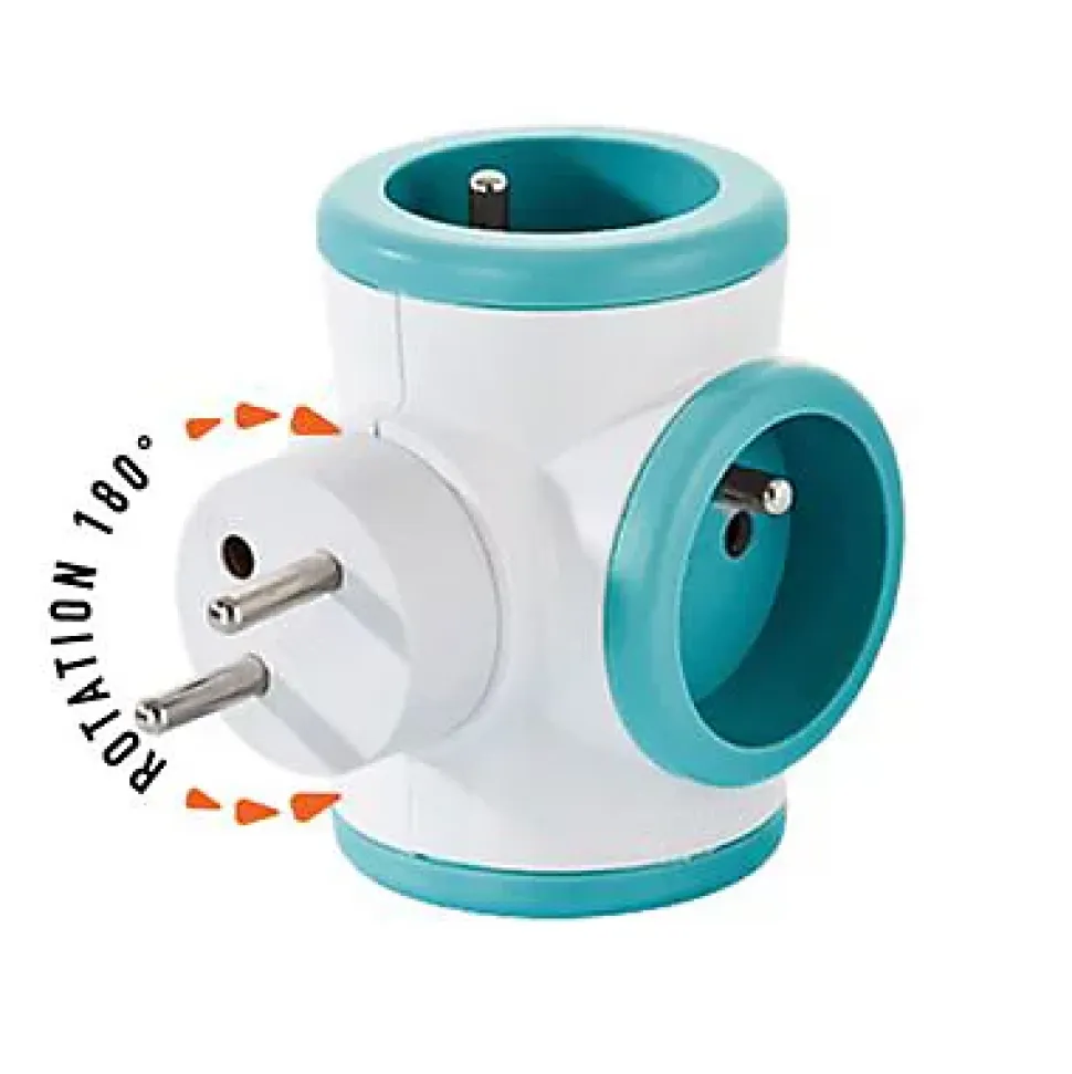Triplite rotative turquoise Watt & Co 16 A