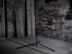 Trépied Erbauer Lewo-tripod réglable noir et bleu