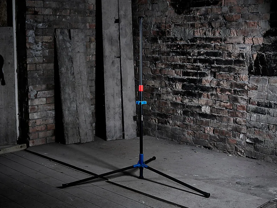 Trépied Erbauer Lewo-tripod réglable noir et bleu