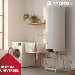 Trépied universel ajustable pour chauffe-eaux D. 513 / 530 / 560 mm - Ariston