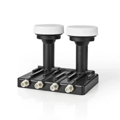 Tête Parabole Universelle Monobloc Quadruple 6,0 Facteur de Bruit : 0,2 - 0, NEDIS