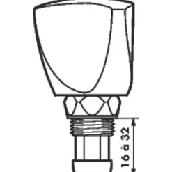 Tête universelle - M 1/2' - Delabie
