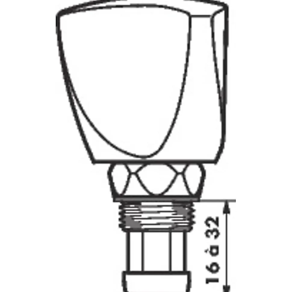 Tête universelle - M 1/2' - Delabie