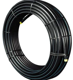 Tube PE eau 25m D25 bleu 16 bars - WAVIN - 3025011