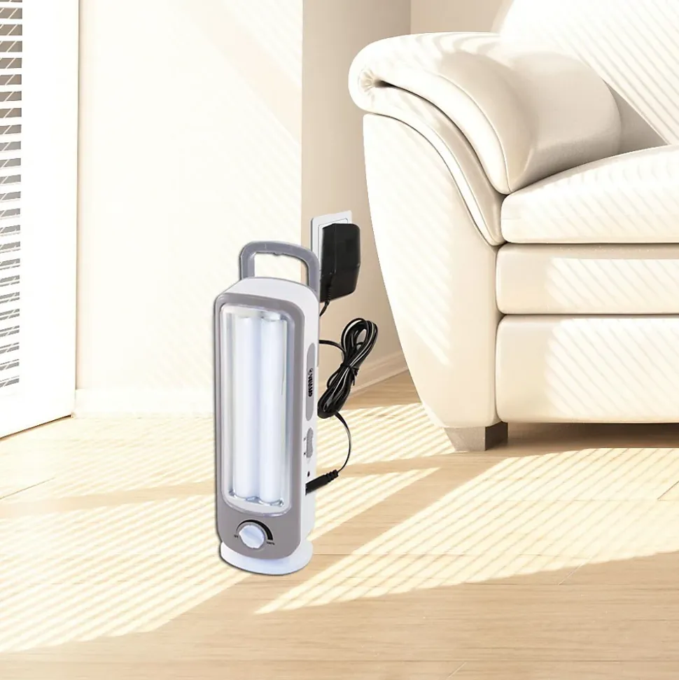 TWIX: Lampe portative rechargeable anti-coupures d'électricité, 2 tubes LED 300lm 23cm
