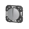 Va-et-vient et Poussoir Legrand Dooxie aluminium