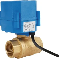 Vanne à boisseau électrique laiton Lyva 2 Sectoriel - DN 3/4' - 24 V ca/cc