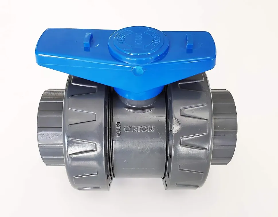 Vanne Interplast Fitt 50mm à coller double union démontable 5cm 50 mm PN16 PVC Pression Piscine