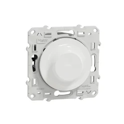 Variateur de lumière universel en 2 ou 3 fils 3W 200W Schneider Electric Odace blanc
