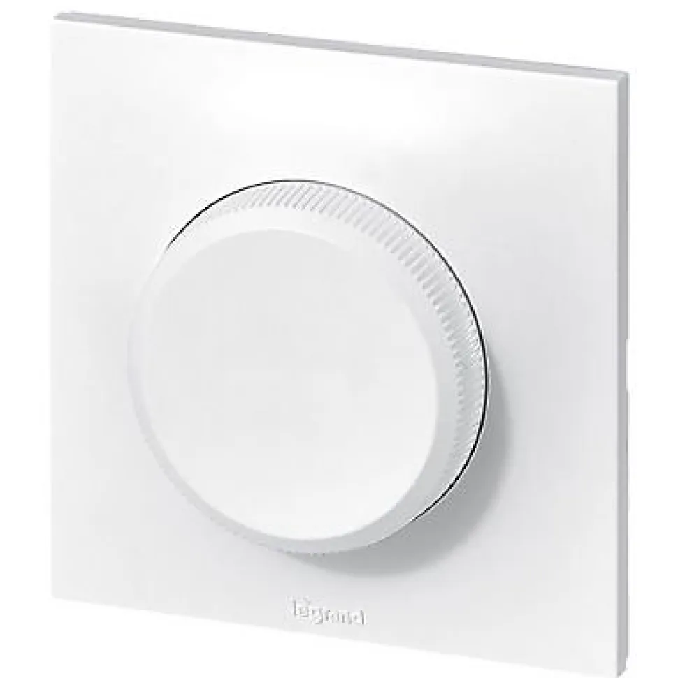 Variateur rotatif Legrand Neptune plastique brillant blanc