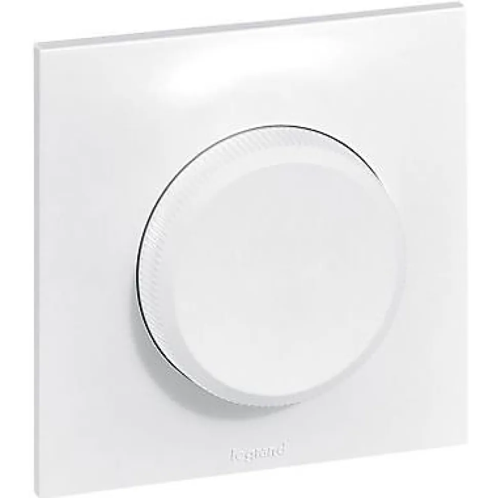 Variateur rotatif Legrand Neptune plastique brillant blanc