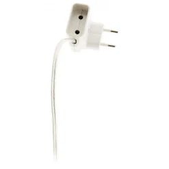 Variateur universel rotatif et prise gigogne blanc