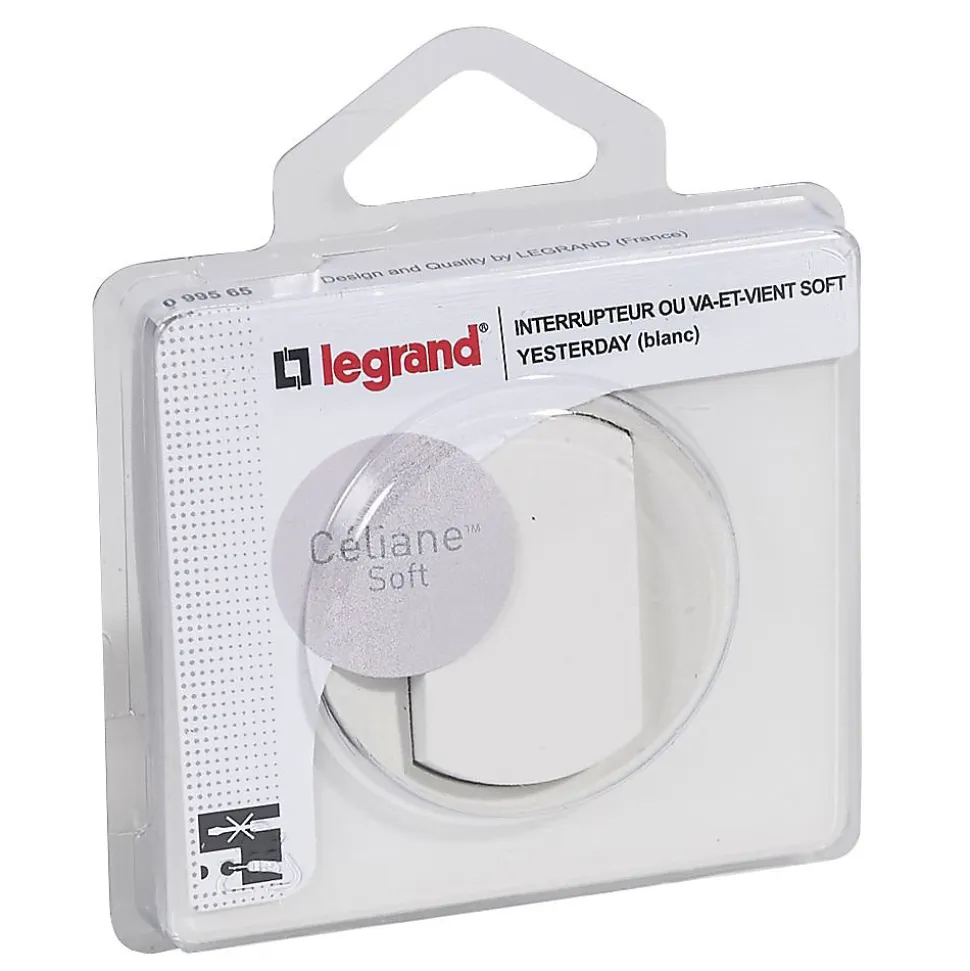 Va&vient 10 A Legrand Céliane blanc 2300W