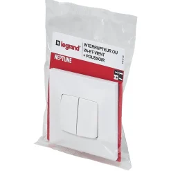 Va&vient + poussoir Legrand Neptune 10A