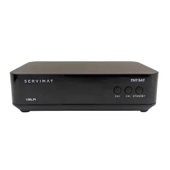 VELA Décodeur Satellite Astra + Carte TNTSAT SERVIMAT