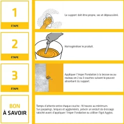 Vernis bitumineux imperméabilisant pour fondations Imper Fondation noir 25L Sika