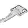 Verrou à bouton avec cylindre ø23 mm / 45 mm Abus