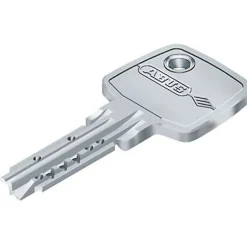 Verrou à bouton clés protégées + plaque Abus ø 23 mm / 45 mm