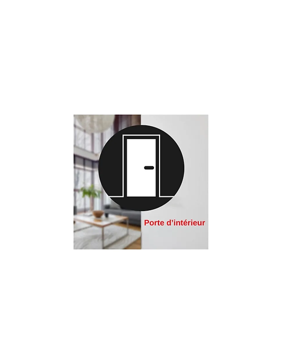 Verrou à bouton Trident pour porte intérieure, simple entrée, acier, époxy bronze - THIRARD